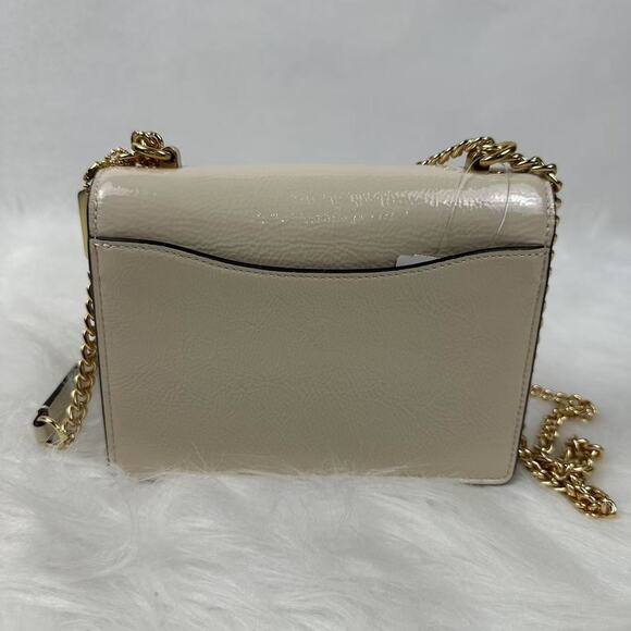 Coach Mini Klare Crossbody/Shouler Bag In Novelty Leather/Gold/Pearl CW205 NWT - Picture 4 of 10